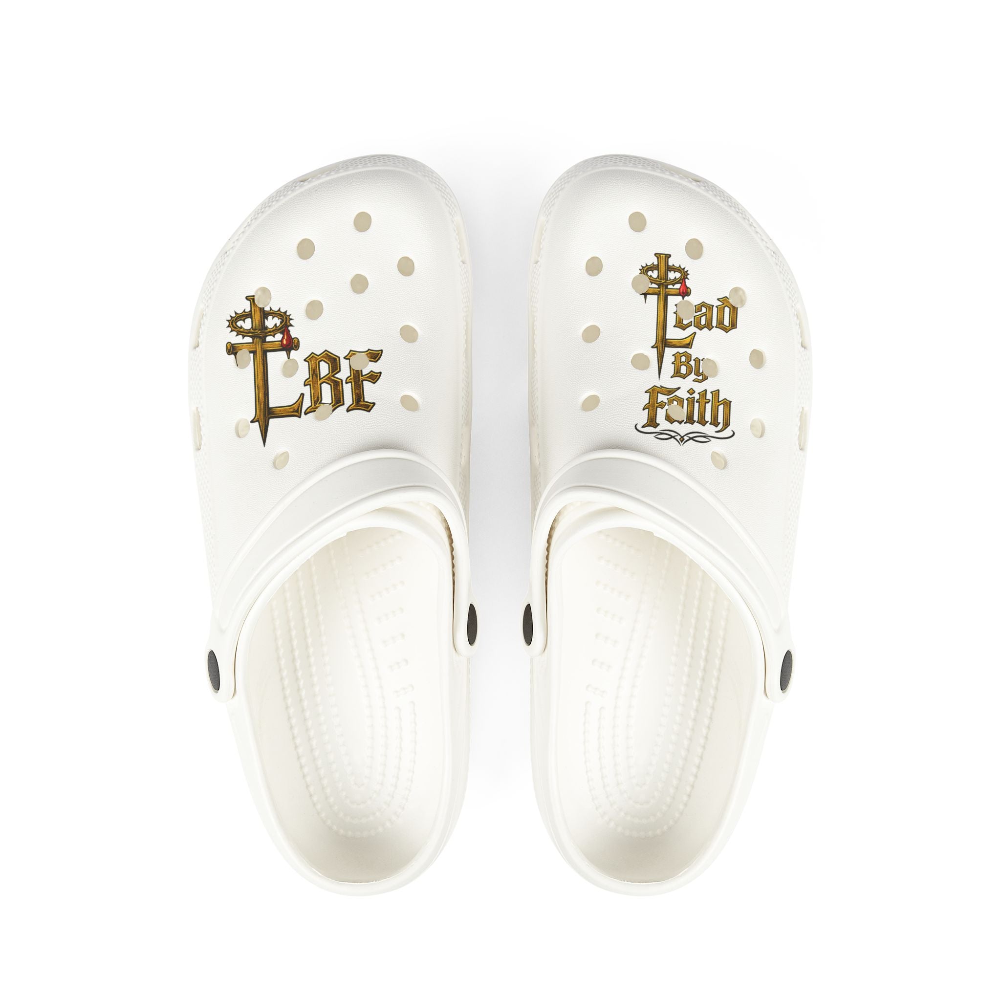 Lead By Faith Croc Style Sandals