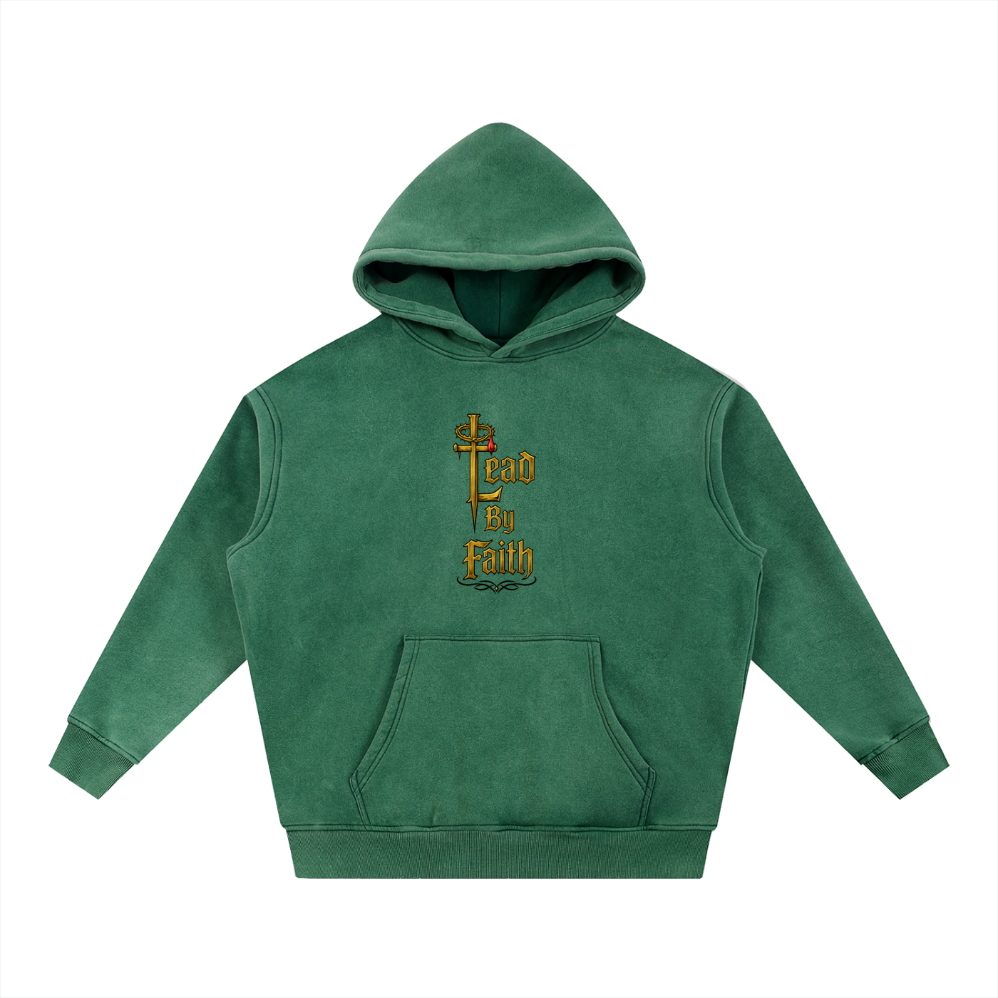 Lead By Faith Snow Wash Fleece Hoodie
