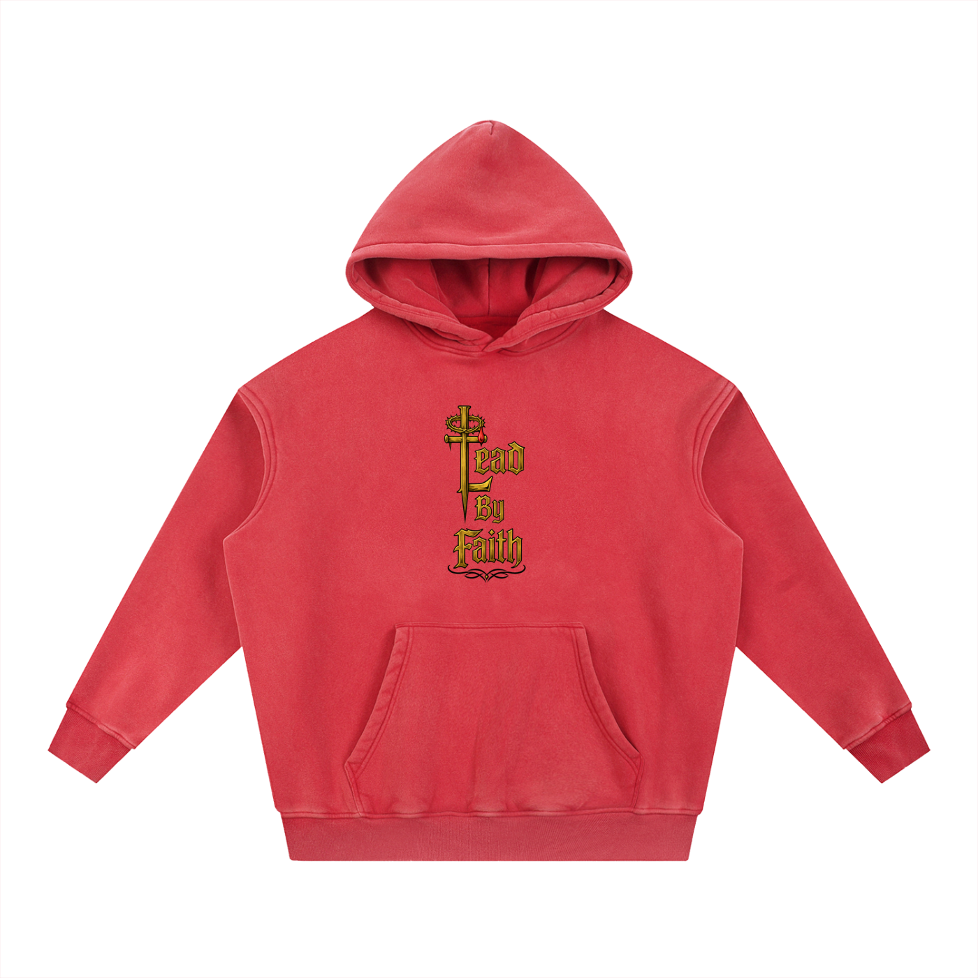 Lead By Faith Snow Wash Fleece Hoodie