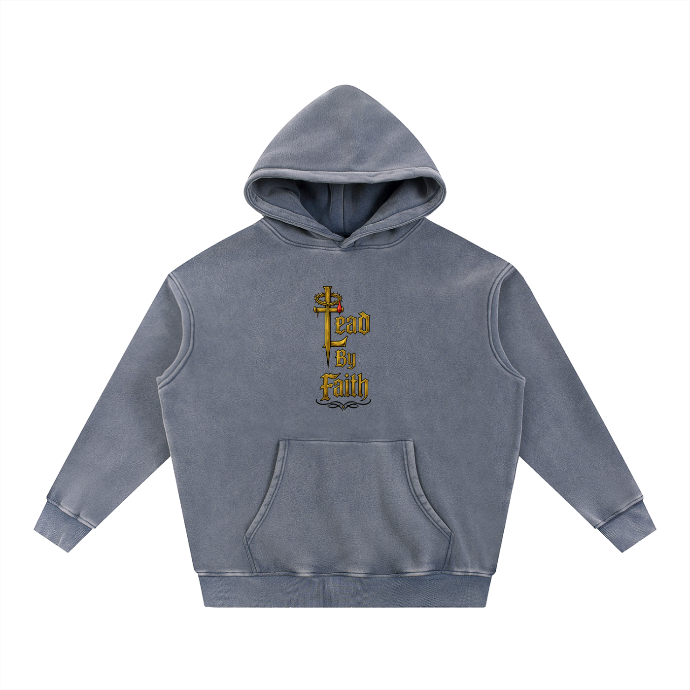 Lead By Faith Snow Wash Fleece Hoodie