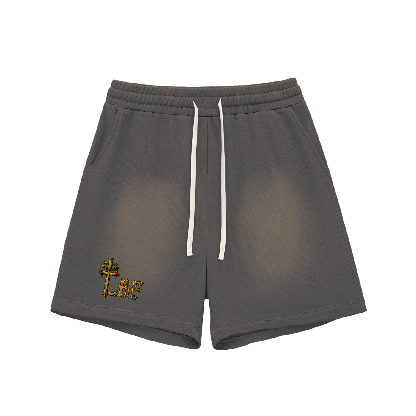 Lead By Faith Sun Fade Cotton Shorts