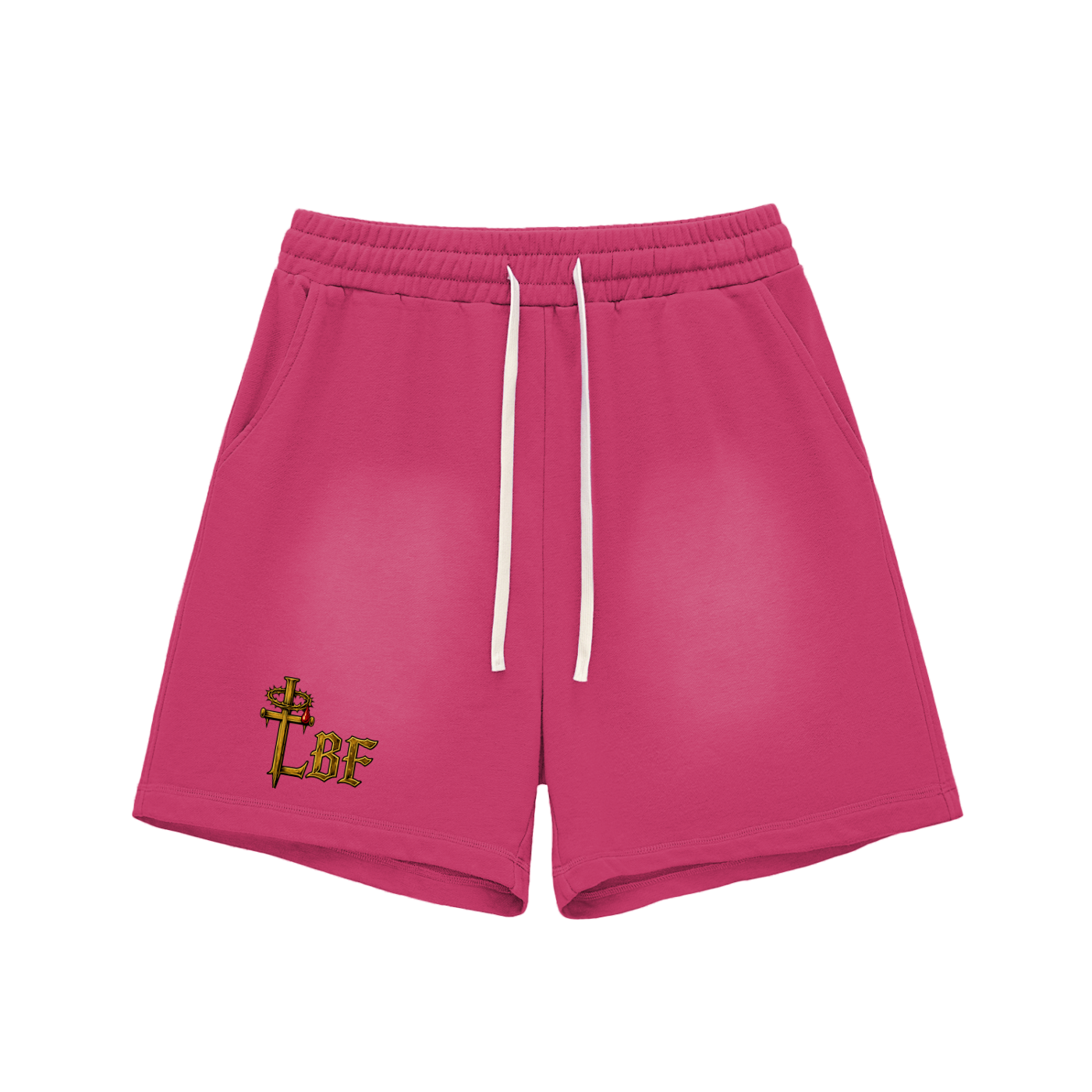 Lead By Faith Sun Fade Cotton Shorts