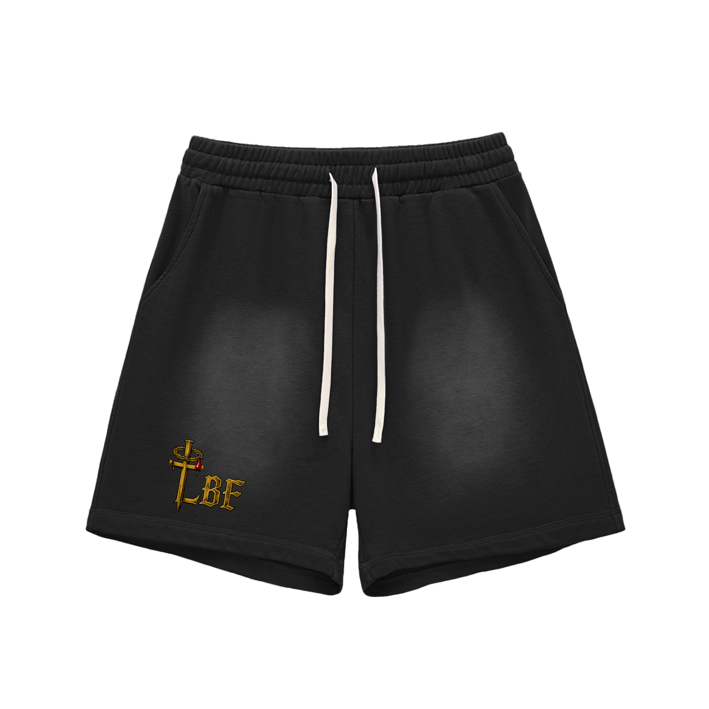 Lead By Faith Sun Fade Cotton Shorts